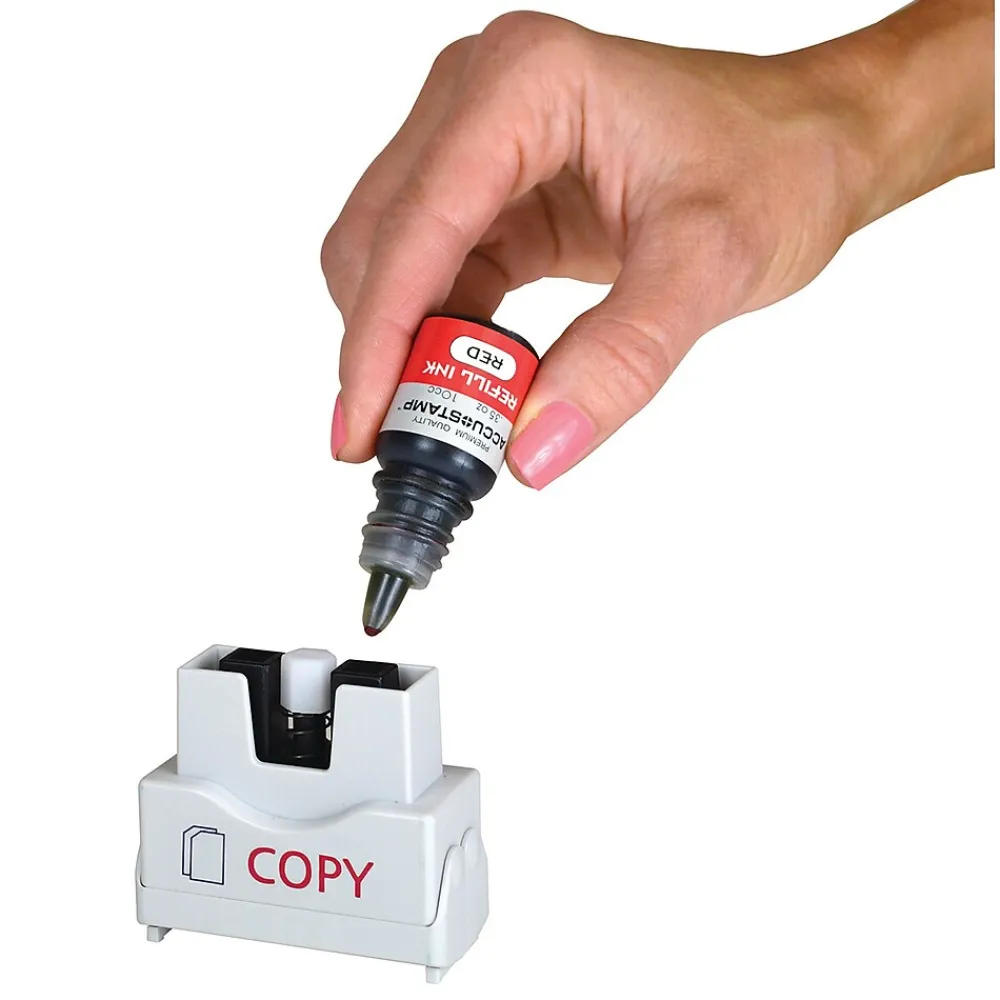 Stamps & Stamp Pads|Accu-Stamp 2 Pre-Inked Stamp, "COPY", Blue and Red Inks (035532)