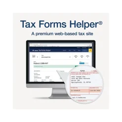 Tax Forms*Adams 2024 1099-INT Tax Form with Self-Seal Envelope, 4-Part, 2-Up, Copy A, 1, B, 2, 12/Pack