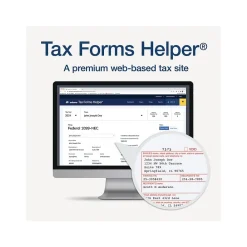 Tax Forms*Adams 2024 1099-NEC Tax Form with 10 e-files, 4-Part, 3-Up, Copy A, 1, B, 2, 50/Pack (STAX550NEC-24)