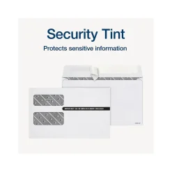 Outlet Adams 2024 Self-Seal Security-Tinted Double-Window 1099 Tax Envelope, 9