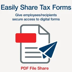 Tax Forms*Adams 2024 W-2 Tax Form with W-3 Forms, e-files, and Access to Tax Forms Helper, 6-Part, 2-Up, Copy A, 1, B, C, 2, D, 24/Pack