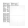 Tax Forms*Adams 2024 W-2 4-up Employee Copy Blank Front with Copy B&C Backers, Laser/Inkject Tax Forms, 100 sheets/pack (LW24UPB100)