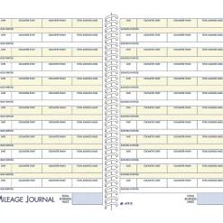 Business Forms*Adams Mileage Records, 5.25