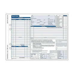 Business Forms*Adams 3-Part Carbonless Auto Repairs, 11.44"L x 8.5"W, 50 Sets/Book (GT3810)