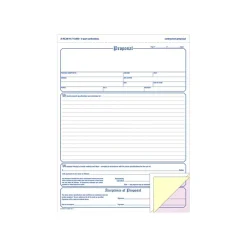 Business Forms*Adams 3-Part Carbonless Contractor Proposal Forms, 8.5