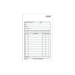 Business Forms*Adams 3-Part Carbonless Sales Orders, 7.19"L x 4.19"W, 50 Sets/Book (TC4705)