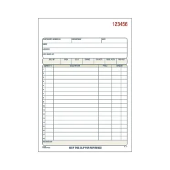 Business Forms*Adams 2-Part Carbonless Sales Orders, 8.44"L x 5.56"W, 50 Sets/Book (DC5805)