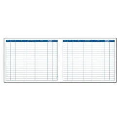 Accounting & Record Journals*Adams Record Book, 8 Columns, 11" x 8.5", White, 50 Sheets/Book (S1185)