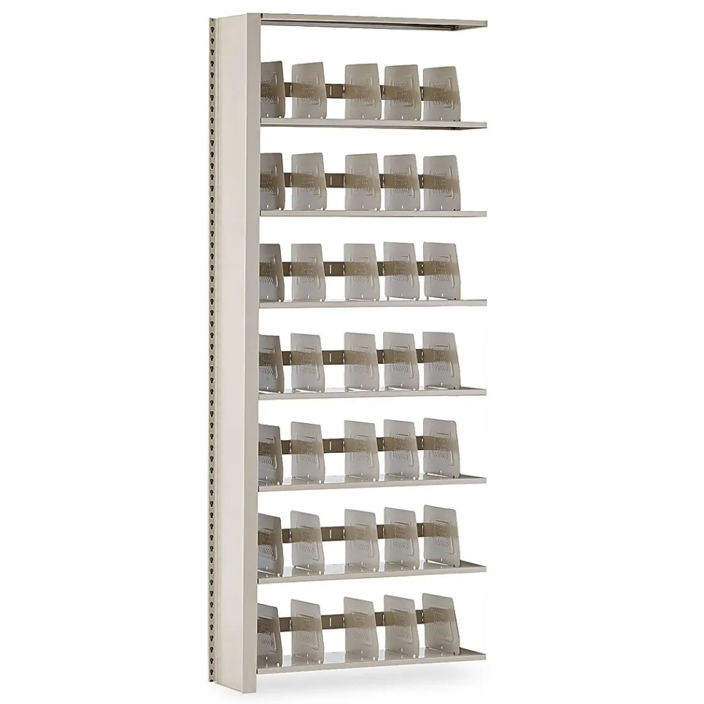 Shelving*Tennsco Add-on Unit for Snap-Together Open Shelving, 7-Shelves, 88"H x 36"W
