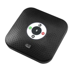 Adesso 360° Xtream S8 Conference Call Bluetooth/Wired Speaker with Microphone and USB 3.0 Hubs, Black