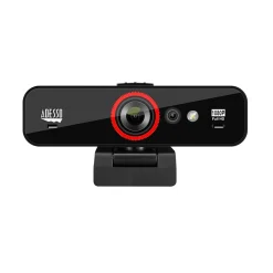 Outlet Adesso CyberTrack F1 HD 1920 x 1080 Webcam, 2.1 Megapixel, Black (CyberTrack F1)