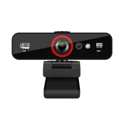Outlet Adesso CyberTrack F1 HD 1920 x 1080 Webcam, 2.1 Megapixel, Black (CyberTrack F1)