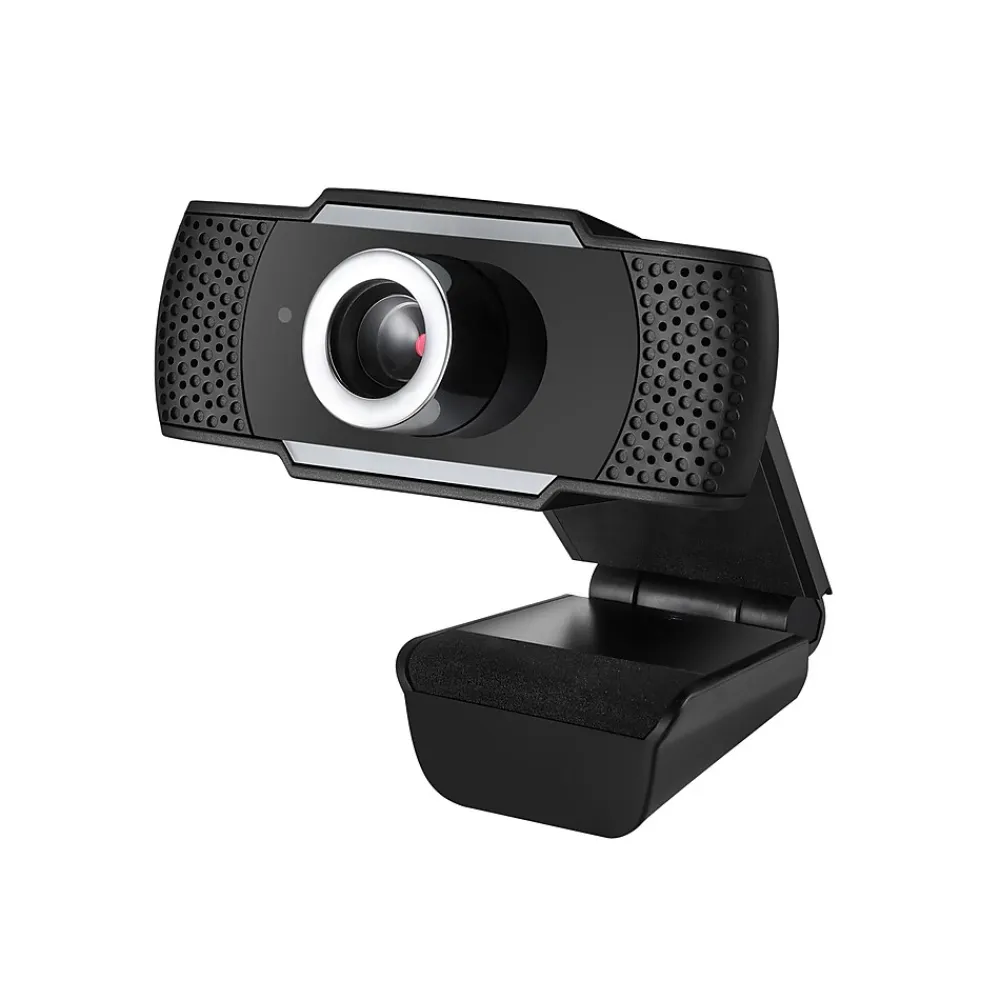 Adesso CyberTrack HD 1920 x 1080 USB Webcam with Built-in Microphone, TAA Compliant, 2.1 Megapixels, Black (CyberTrack H4-TAA)