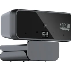 Discount Adesso CyberTrack HD 3840x2160 Webcam, 8 Megapixels, Black (CYBERTRACKH6)
