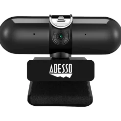 Online Adesso CyberTrack HD 2560x1440 Webcam, 4 Megapixels, Black/Silver (CYBERTRACKH7)