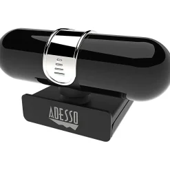 Online Adesso CyberTrack HD 2560x1440 Webcam, 4 Megapixels, Black/Silver (CYBERTRACKH7)