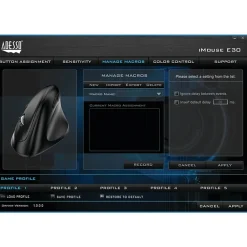 Outlet Adesso iMouse E30 Wireless Advanced Optical Mouse, Black