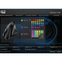 Outlet Adesso iMouse E30 Wireless Advanced Optical Mouse, Black