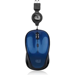 Best Adesso iMouse S8L Ambidextrous Optical USB Mouse, Blue/Black (IMOUSE S8L)