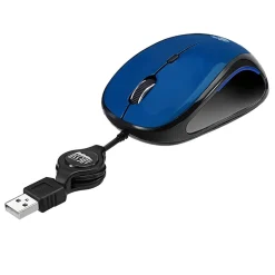 Best Adesso iMouse S8L Ambidextrous Optical USB Mouse, Blue/Black (IMOUSE S8L)