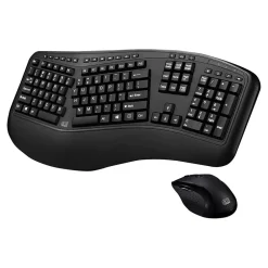 Sale Adesso Tru-Form Media 1500 Wireless Keyboard & Mouse, Black (RT1715)