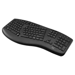 New Adesso Tru-Form Media Wireless Ergonomic Keyboard and Optical Mouse Combo, Black (WKB-1600CB)