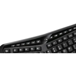 Online Adesso Tru-Form Wireless Keyboard, Black (WKB-4500UB)