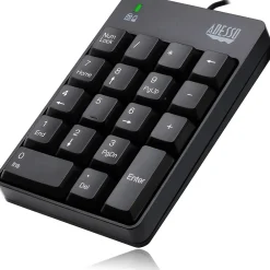 Outlet Adesso Wired Keypad, Black (AKB-601UB)