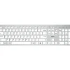 Adesso Wired Multi-OS Scissor Switch Keyboard with Copilot AI Hotkey, White (AKB-730UW)