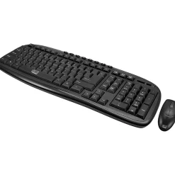 Best Adesso Wireless Keyboard and Optical Mouse Combo, Black (WKB-1330CB)