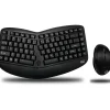 Outlet Adesso Wireless Mini Ergonomic Keyboard and Mouse Combo (WKB-1150CB)