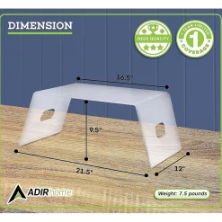 Online AdirHome Acrylic Laptop/Monitor Stand, Clear (516-CLR)
