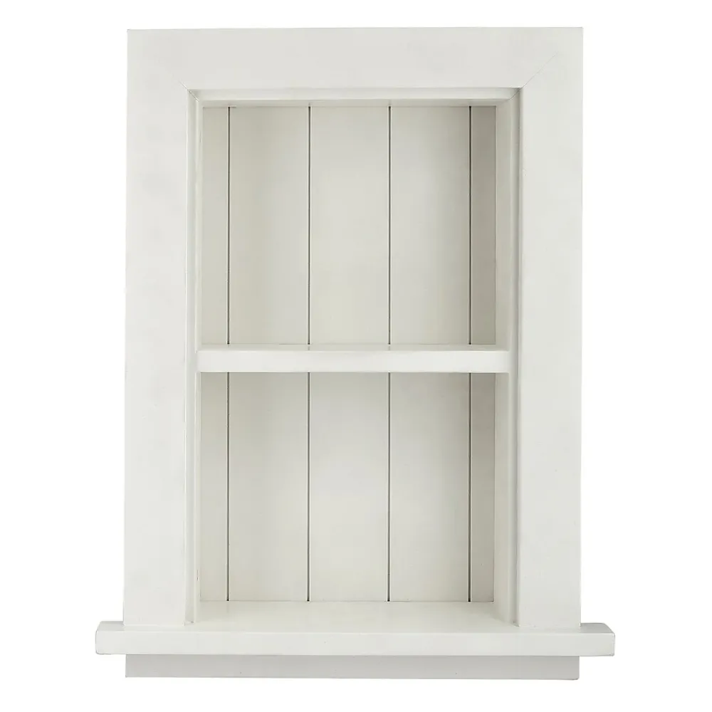 Shelving*AdirHome 1-Shelf Recessed Wall Mount Shelf, 19" x 12.75" x 4.75", (515-01-WHI) White