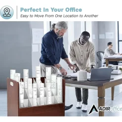 File Cabinets*AdirOffice 21-Slot Roll File, Lockable, 28.5