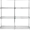 Shelving*Quantum Storage Systems Adjustable Open Wire Shelving Starter Units, 72" x 24" x 74"