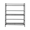 Shelving*Advantus FlipShelf 3-Shelf Steel Rack, 30.5" x 26.75" x 12", Black (38703)