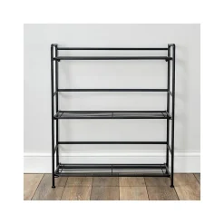 Shelving*Advantus FlipShelf 3-Shelf Steel Rack, 30.5