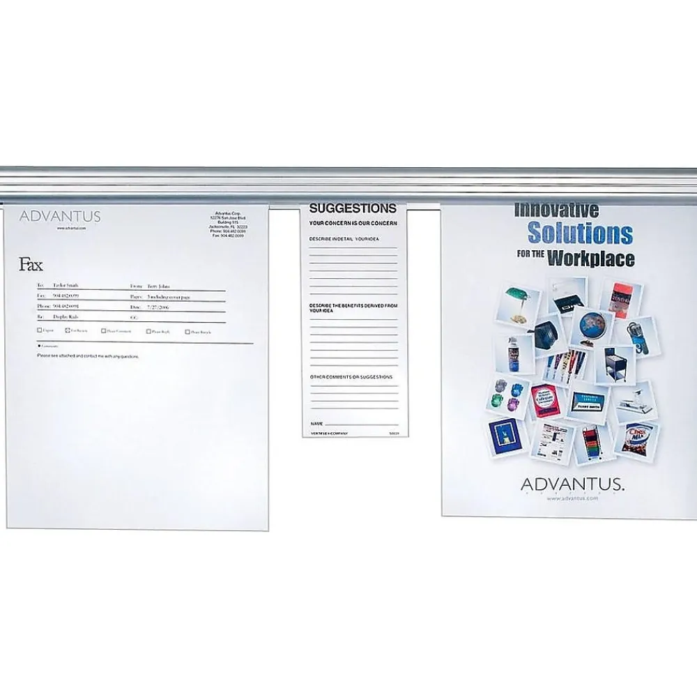 Bulletin*Advantus Grip-A-Strip Display Rail, 24”L x 1.5”H (2000)