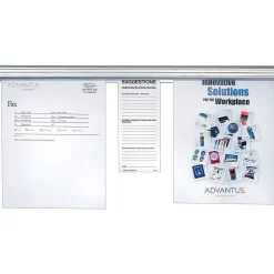 Bulletin*Advantus Grip-A-Strip Display Rail, 96”L x 1.5”H (2015)