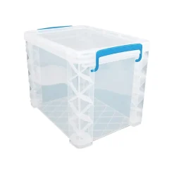 File Storage|Advantus Super Stacker File Box, Letter Size, Clear (36872)