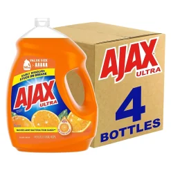 Ultra Dish Soap Refill, Orange, 145 oz., 4/Carton (61034144CT)<Ajax Sale