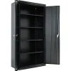 Storage Cabinets*Alera Adjustable Storage Cabinet, Black, 4-Shelf, 36"W x 18"D x 72"H