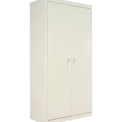Storage Cabinets*Alera Fixed Shelf Storage Cabinet, Putty, 4-Shelf, 36"W x 18"D x 72"H (ALECM7218PY)