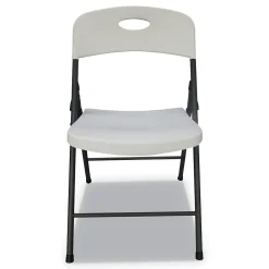 Folding & Stacking*Alera Resin Office Folding Chair, White, 4/Carton (ALEFR9402)