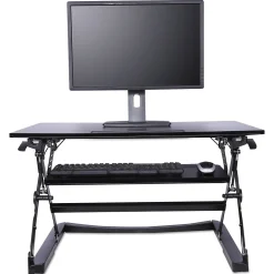 Standing Desks*Alera ® Sit-Stand Lifting Workstation, Medium, Black
