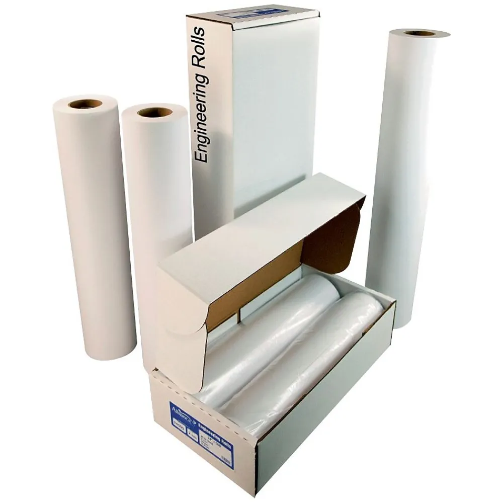 Wide Format Paper*Alliance Wide Format Bond Paper Roll, 36" x 150', 2/Roll (36211)