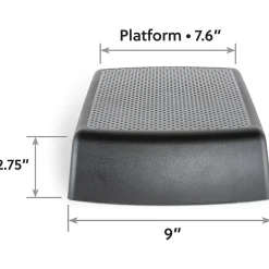 Clearance Allsop ErgoRiser Monitor Stand, Black (32212)