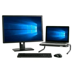 Clearance Allsop Metal Art Monitor Stand, Holds Up to 50 lbs., Black (ASP30336)