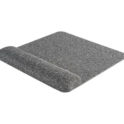 New Allsop Premium Plush Foam Non-Skid Mouse Pad with Wrist Rest, Gray (32311)