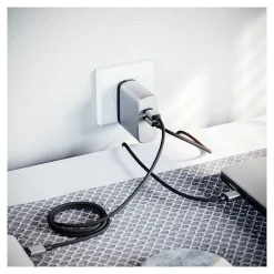 2 Port 6W GaN Charger + USB-C Cable (WCG2X68SGR-US)<ALOGIC Sale